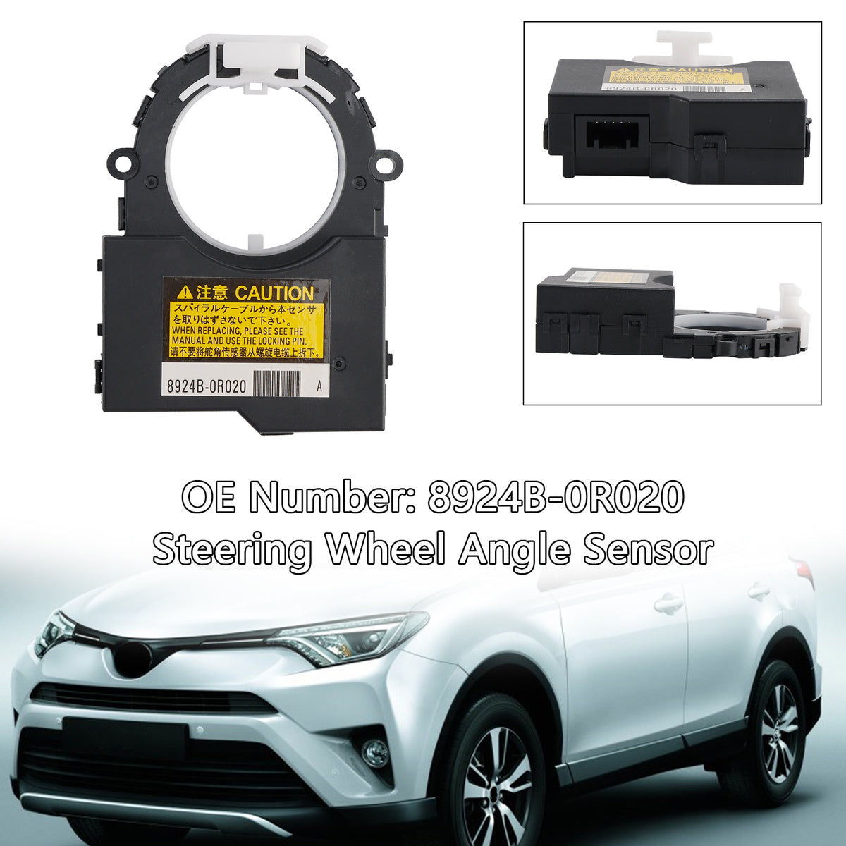 RAV4 Tacoma NX200t NX300 NX300h Steering Wheel Angle Sensor 8924B-0R020