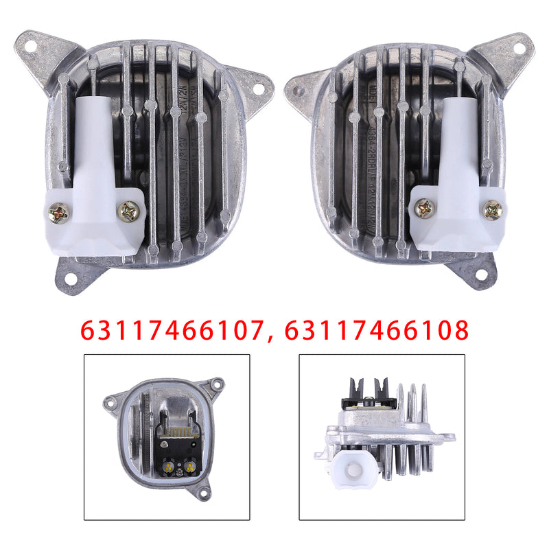 BMW G01 X3 G02 X4 Left+Right DRL LED MODULE White 63117466107 63117466108