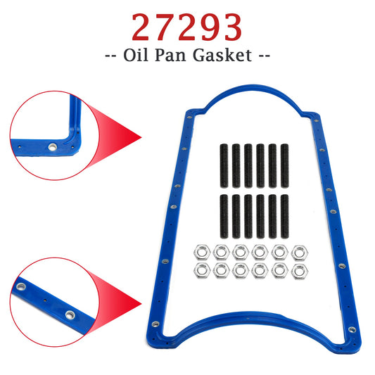 27293 Oil Pan Gasket for Ford Powerstroke 7.3L Rubber W/ Steel Core