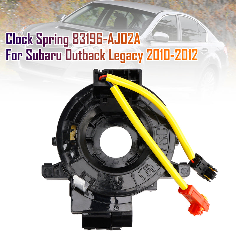 Subaru Outback Legacy 2010-2012 Clock Spring 83196-AJ02A