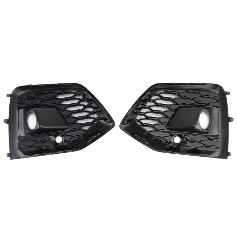 Audi Q5 SQ5 S-Line 2021-2025 Black RSQ5 Style Front Fog Lamp Grille Cover