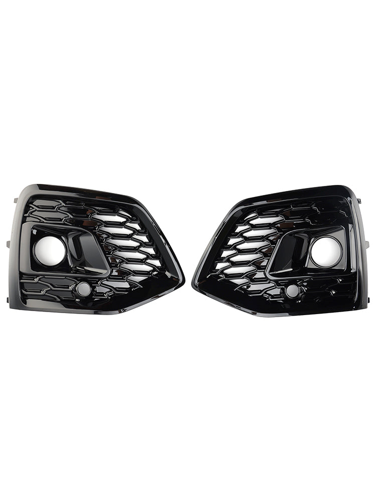 Audi Q5 SQ5 S-Line 2021-2025 Black RSQ5 Style Front Fog Lamp Grille Cover