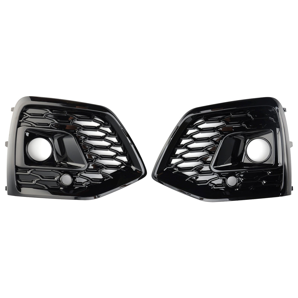 2021-2025 Audi Q5 SQ5 S-Line Black RSQ5 Style Front Fog Lamp Grille Cover