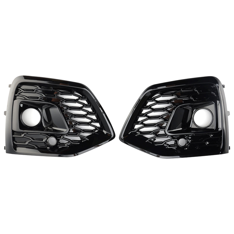 2021-2025 Audi Q5 SQ5 S-Line Black RSQ5 Style Front Fog Lamp Grille Cover