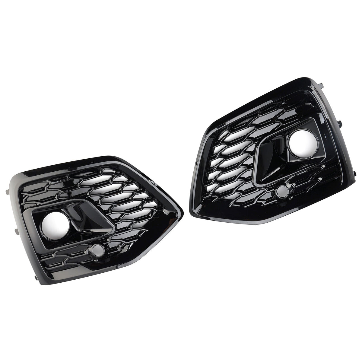 2021-2025 Audi Q5 SQ5 S-Line Black RSQ5 Style Front Fog Lamp Grille Cover