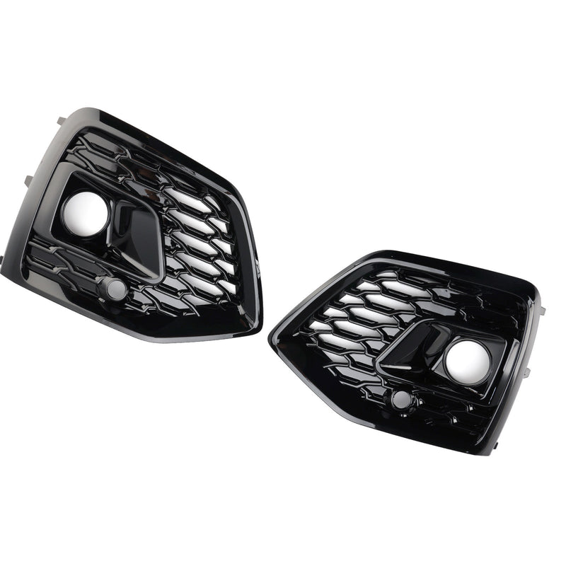 2021-2025 Audi Q5 SQ5 S-Line Black RSQ5 Style Front Fog Lamp Grille Cover