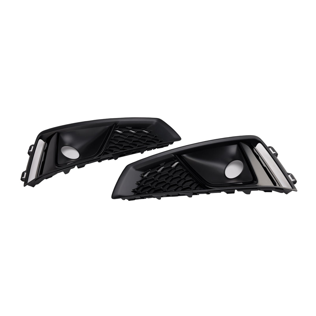 2018-2020  Audi A4 B9 S-LINE S4 Black Front Fog Light Grille Trim Cover 8WD8076821J