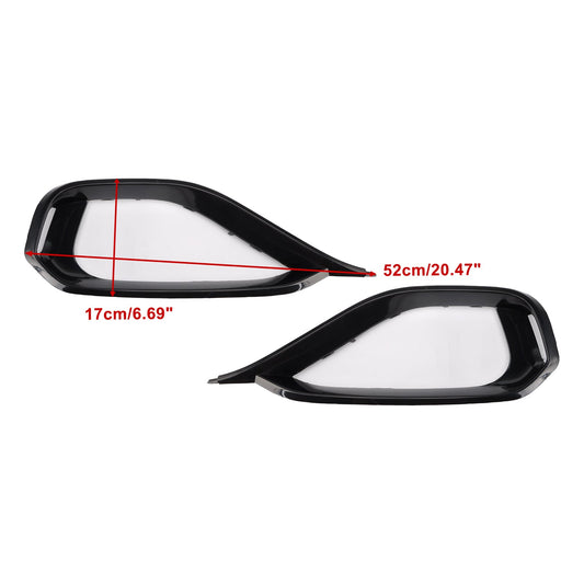 BMW 428i F32 F33 F36 Left & Right Fog Light Bezel Grille Front Bumper Trim 51117294839 51117294840