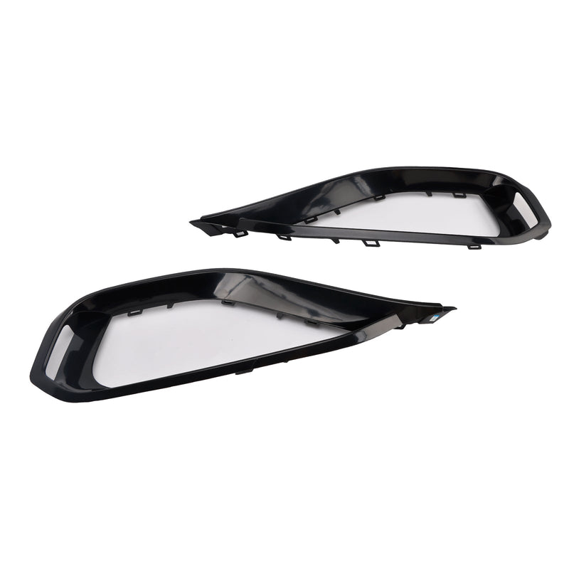 BMW 428i F32 F33 F36 Left & Right Fog Light Bezel Grille Front Bumper Trim 51117294839 51117294840