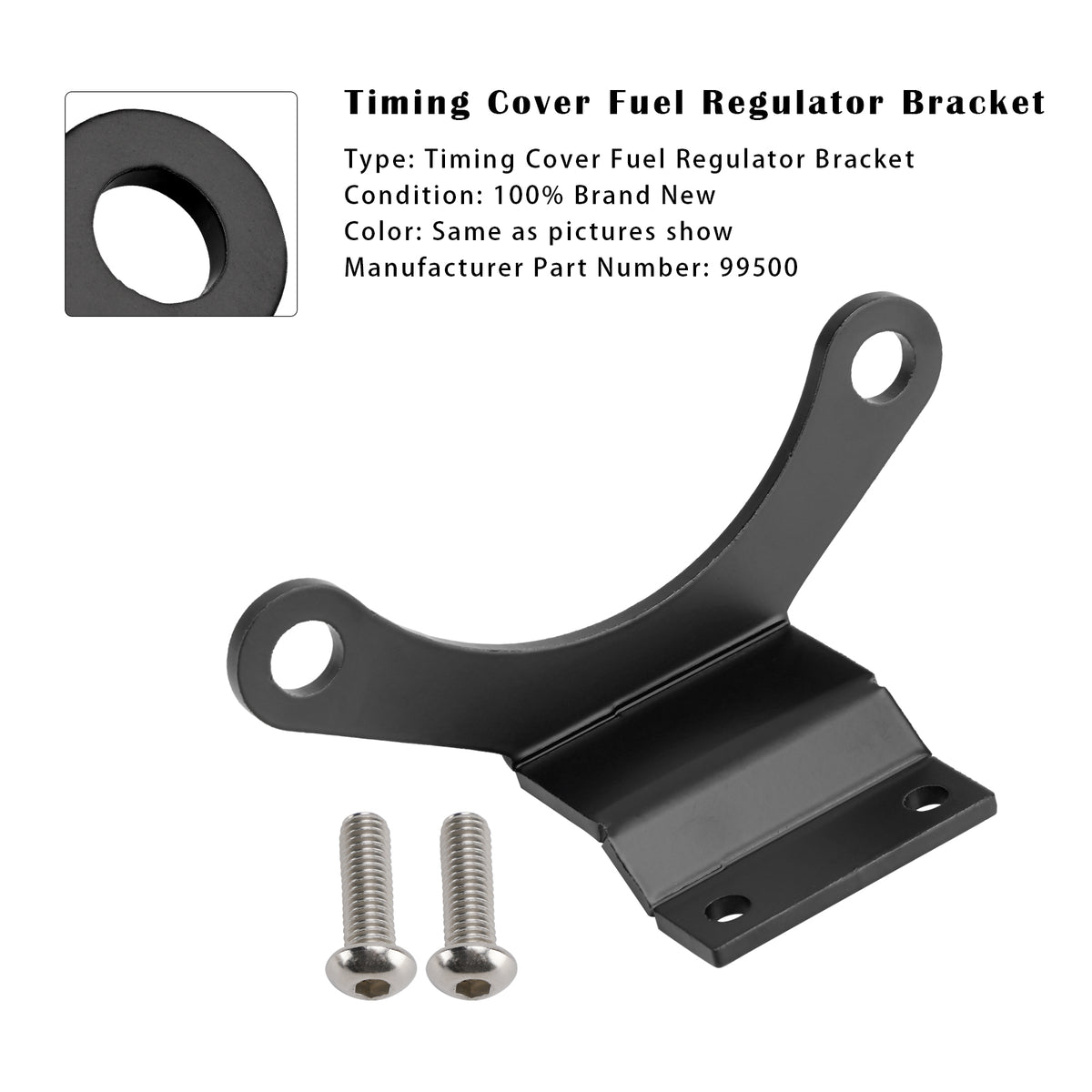 LSX timing cover LS Timing Cover Fuel Regulator Bracket 99500