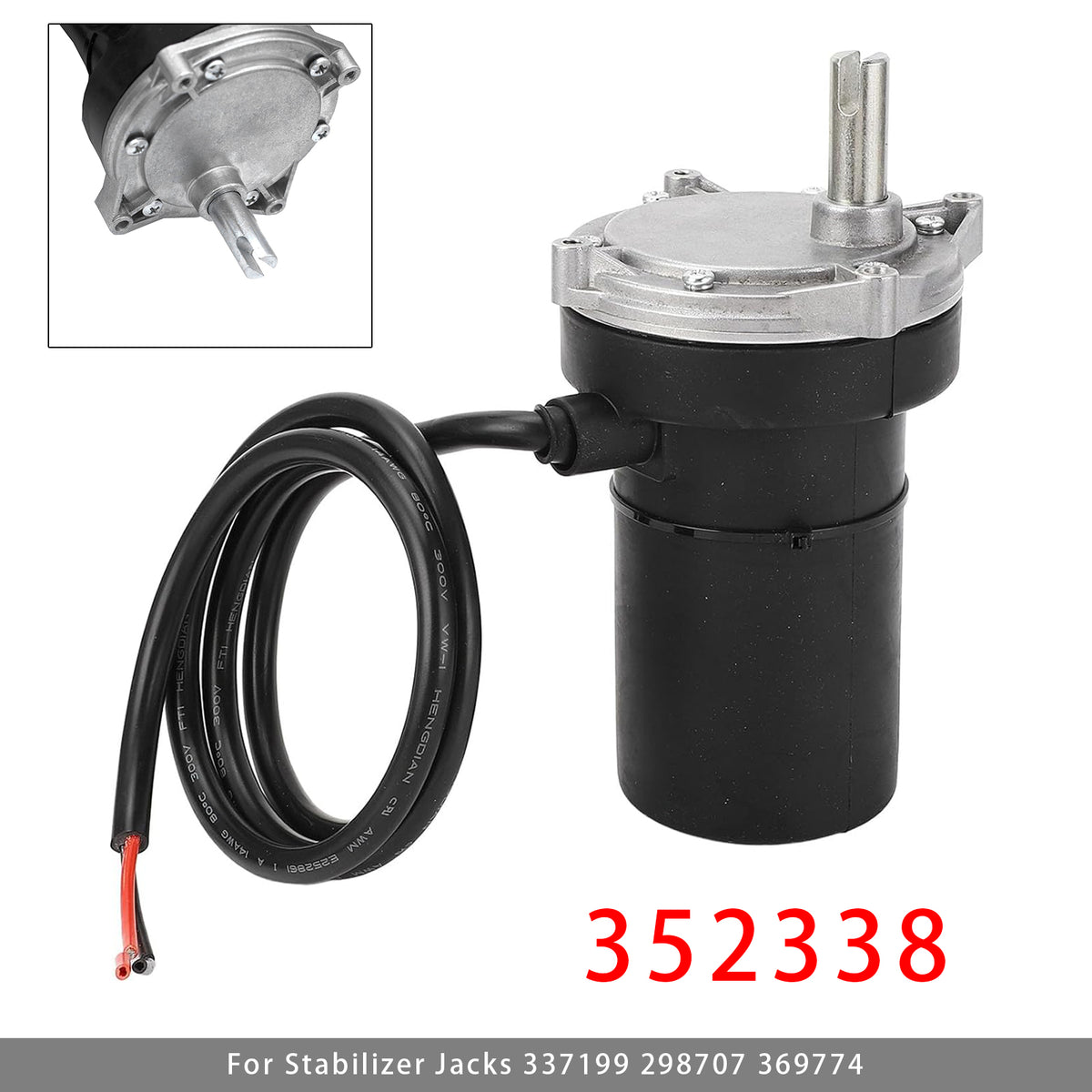 352338 Rear Electric Stabilizer Motor For Stabilizer Jacks 337199 298707 369774