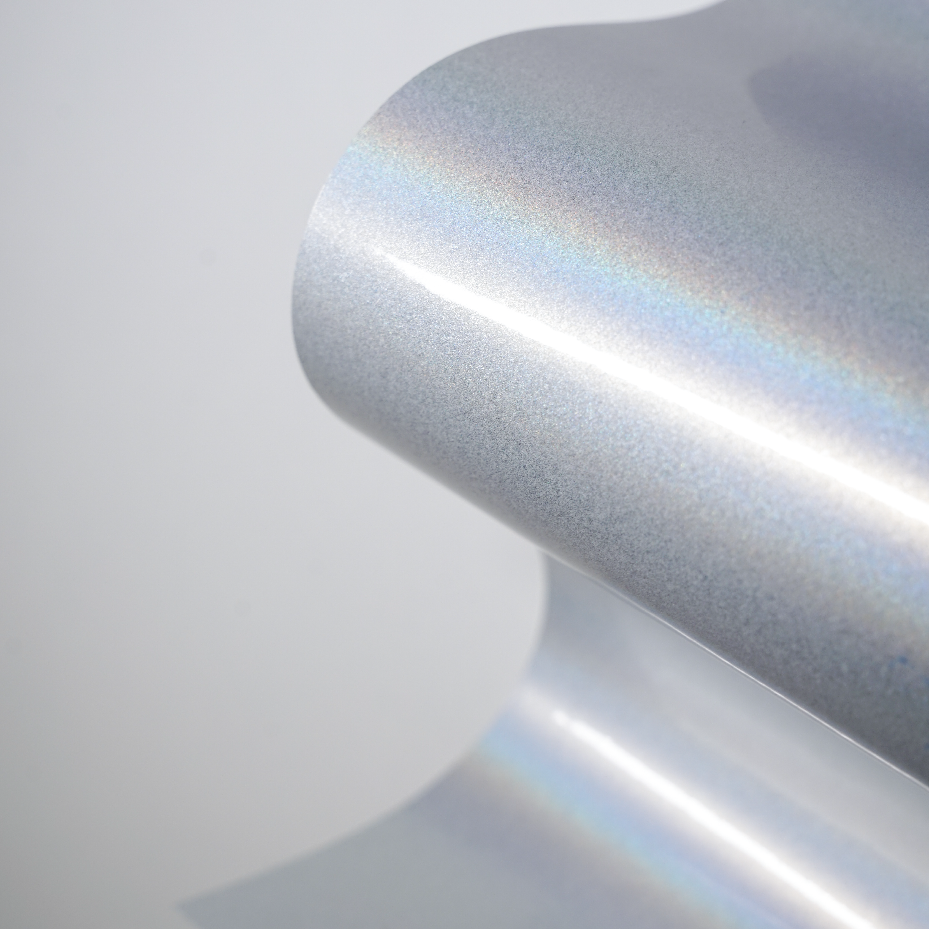 Glossy Laser White Vinyl Wrap