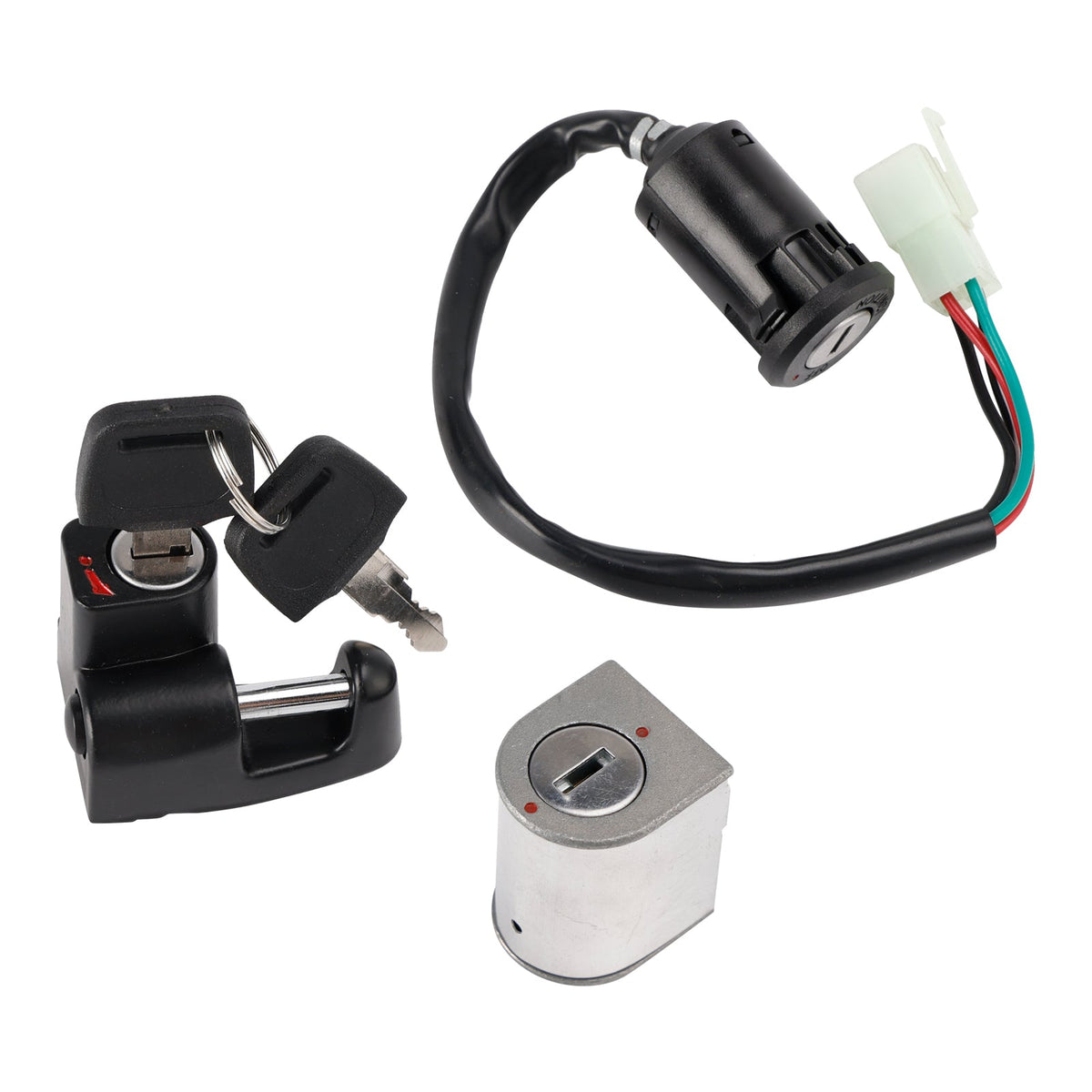 Honda XL250S XL500S 1978-1981 Main Ignition Switch Key Helmet Steering Lock Set