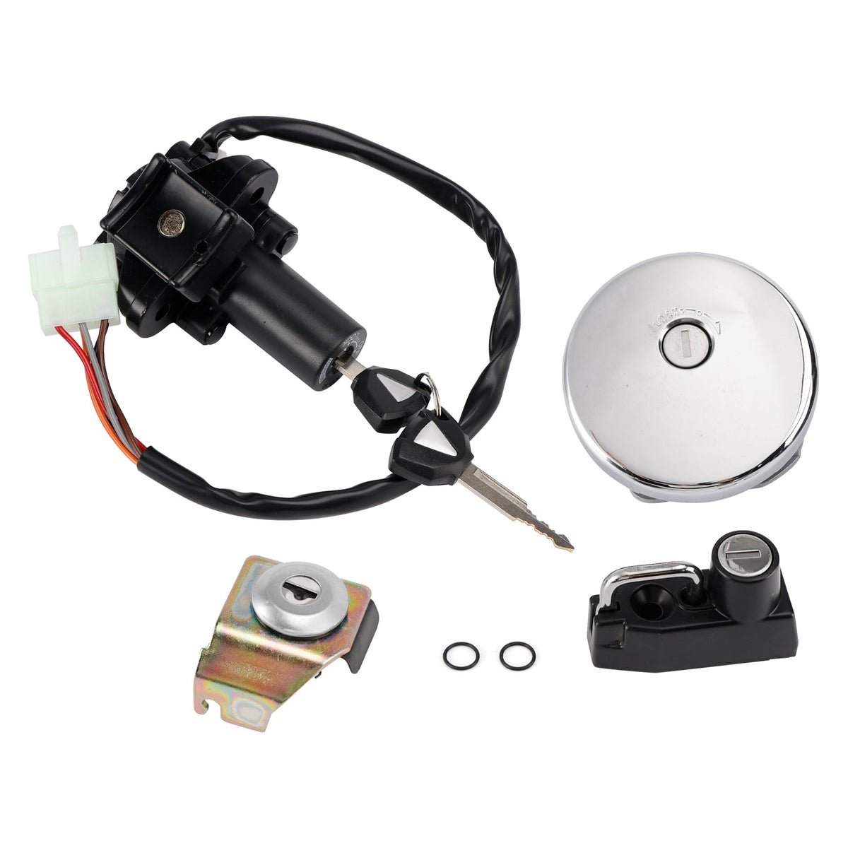 Kawasaki W 800 EJ800 2019-2025 Gas Cap Helmet Lock Ignition Switch Lock Set