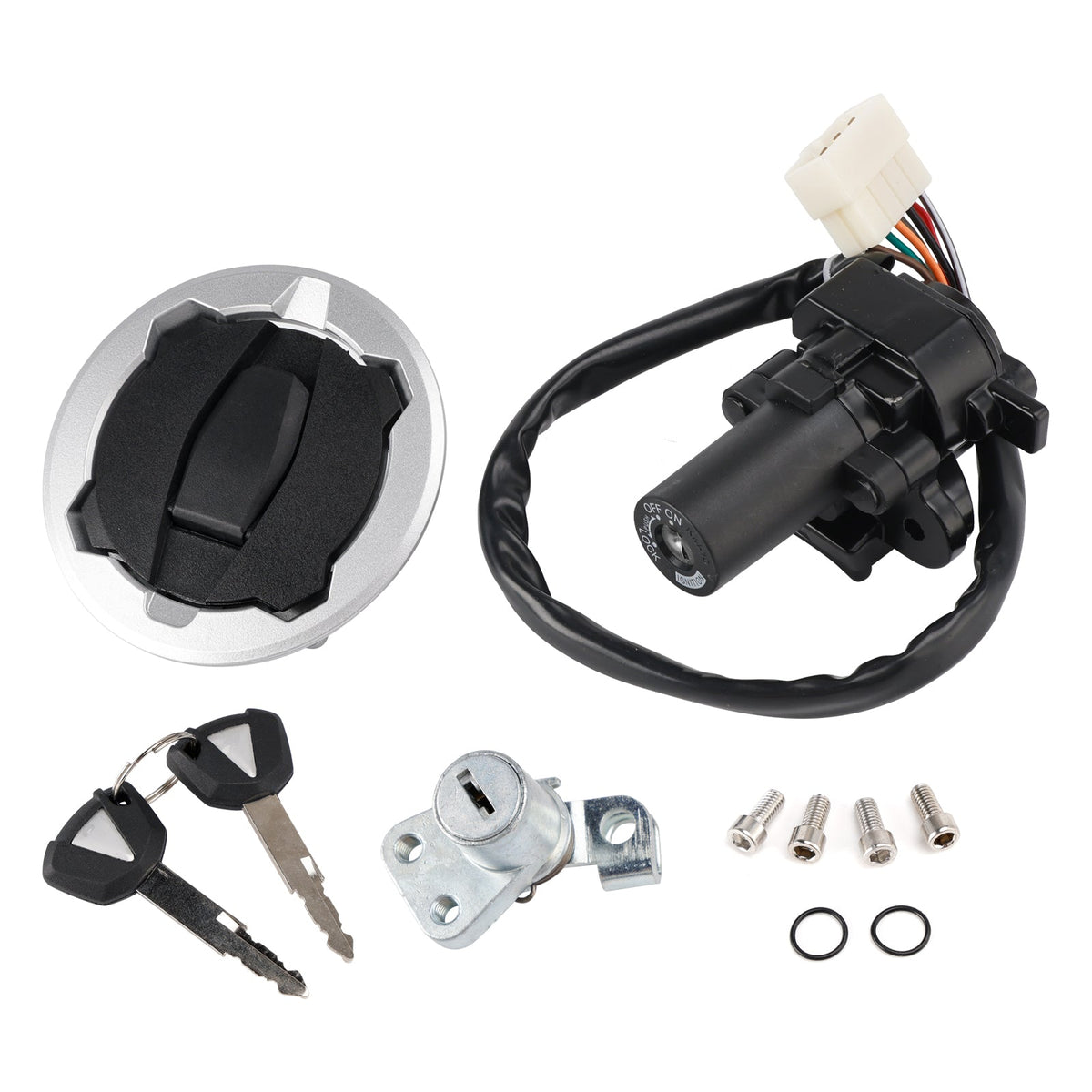 Kawasaki Versys-X 300 KLE300 ABS 2017-2025 Ignition Switch Gas Cap Seat Lock Set