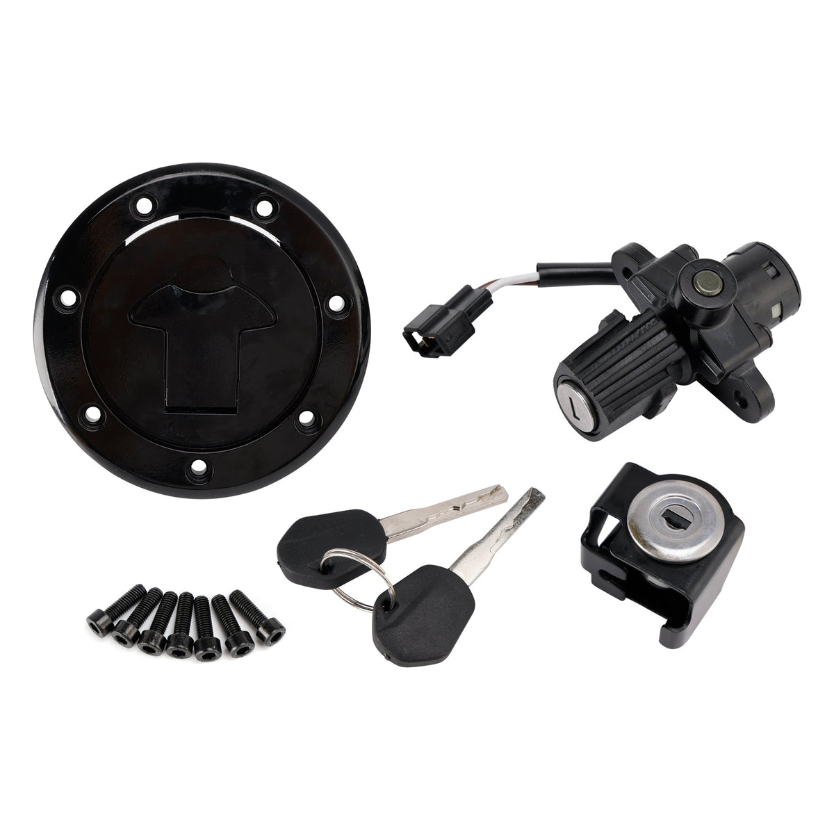 Duke 125 200 250 390 ABS 2017-2023 Ignition Switch Gas Cap Seat Lock Set