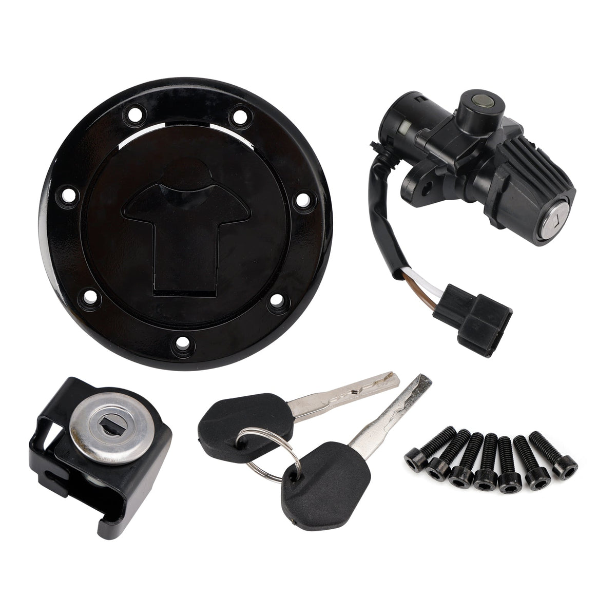 Duke 125 200 250 390 ABS 2017-2023 Ignition Switch Gas Cap Seat Lock Set