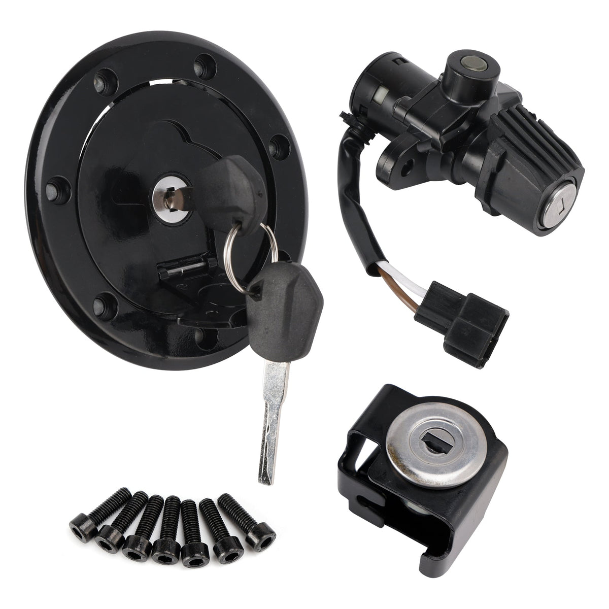 Duke 125 200 250 390 ABS 2017-2023 Ignition Switch Gas Cap Seat Lock Set