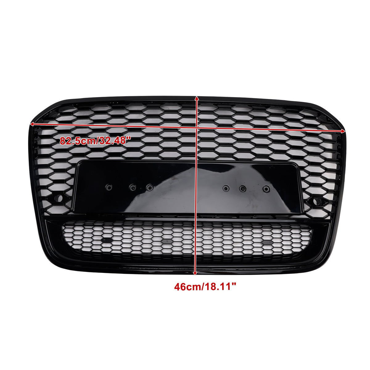 2012-2015 Audi A6 S6 C7 To RS6 Style Front Mesh Honeycomb Grill Replacement