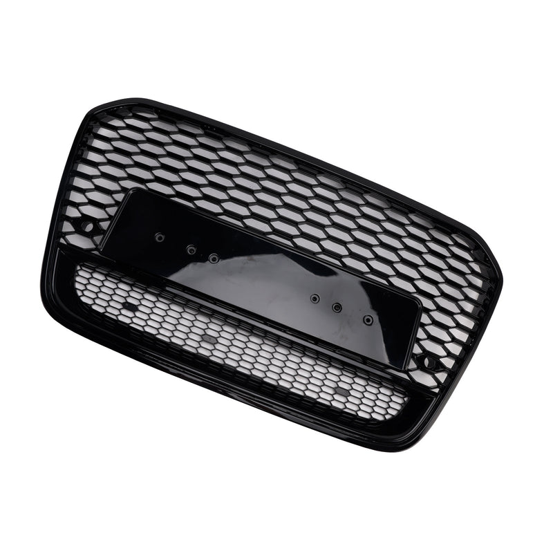 2012-2015 Audi A6 S6 C7 To RS6 Style Front Mesh Honeycomb Grill Replacement