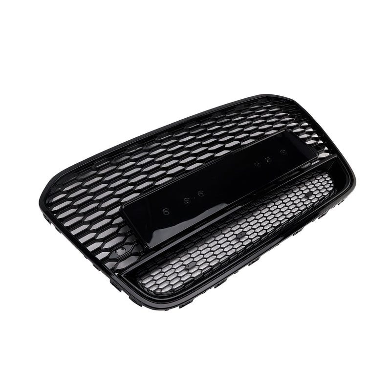 2012-2015 Audi A6 S6 C7 To RS6 Style Front Mesh Honeycomb Grill Replacement