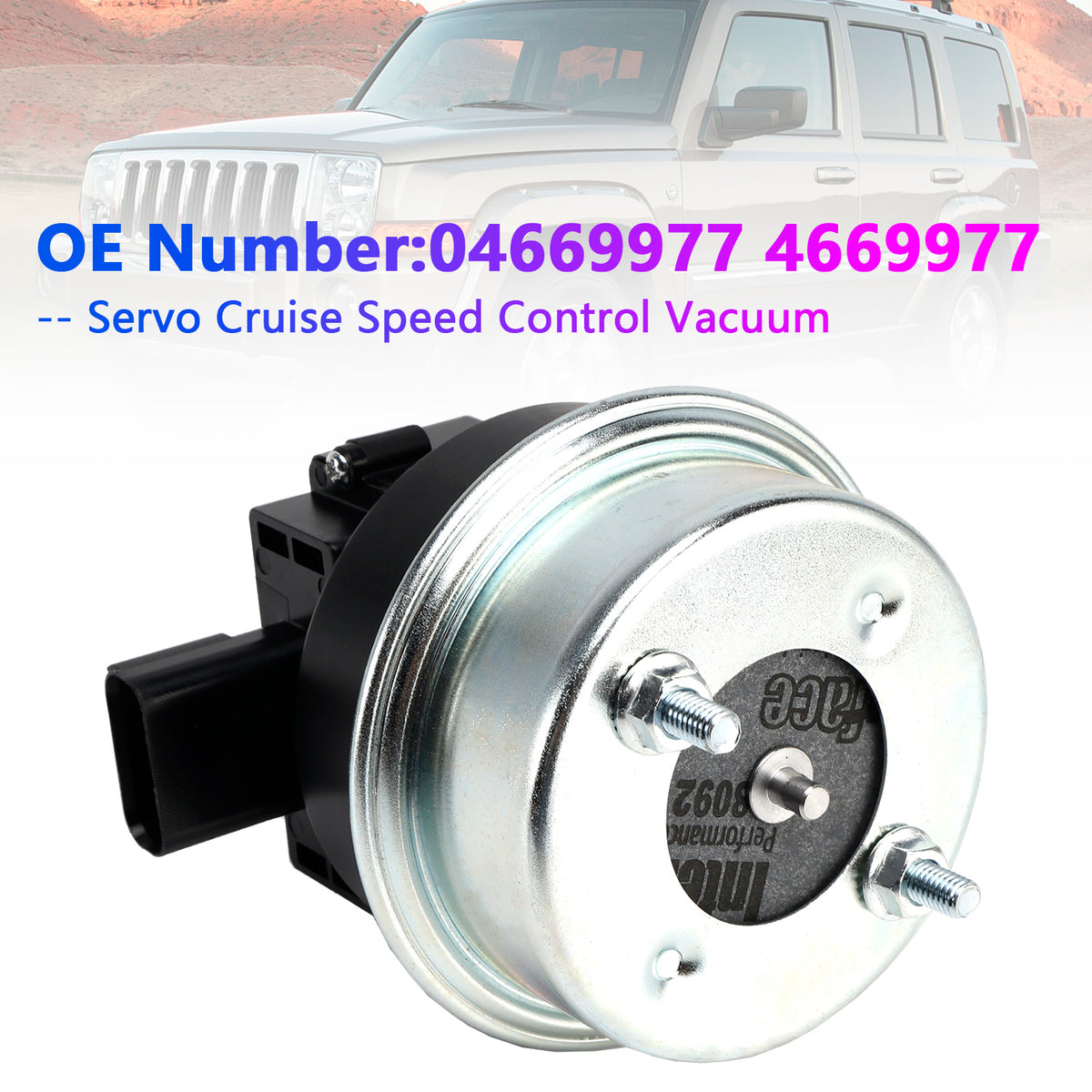 2000-2007 Jeep Grand Cherokee Servo Cruise Speed Control Vacuum 4669977