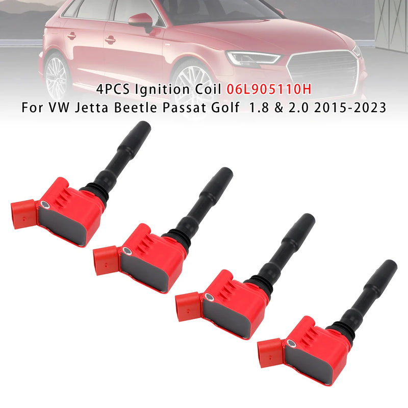 2013-2015 Audi A4 (B8) 06L905110H 4PCS Ignition Coil