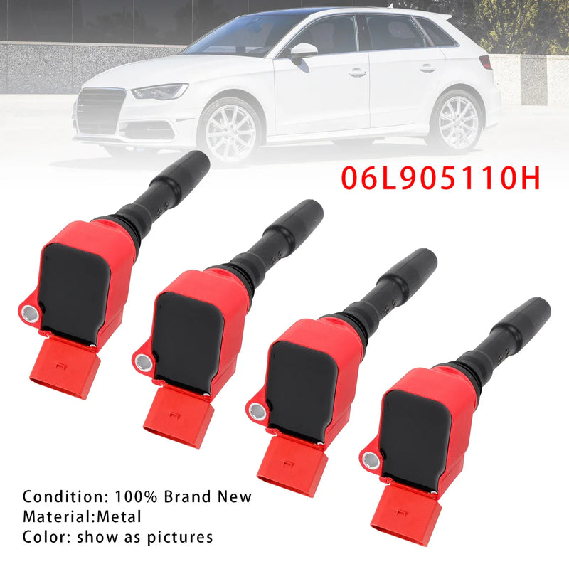 2014-2022 Audi Q3 06L905110H 4PCS Ignition Coil
