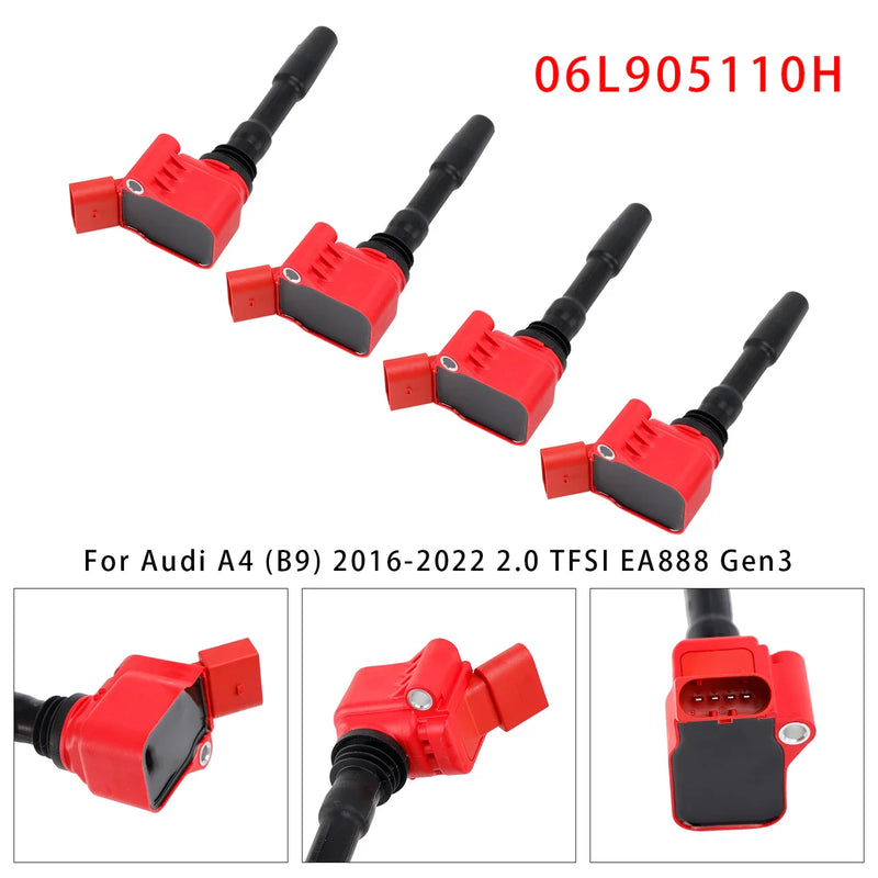 2015-2021 Audi S3 (8V) 06L905110H 4PCS Ignition Coil