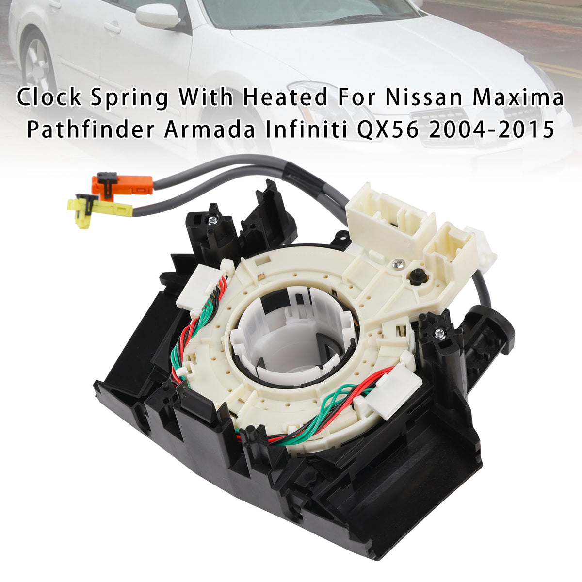 2004-2015 Nissan Maxima Pathfinder Armada Infiniti QX56 Clock Spring With Heated