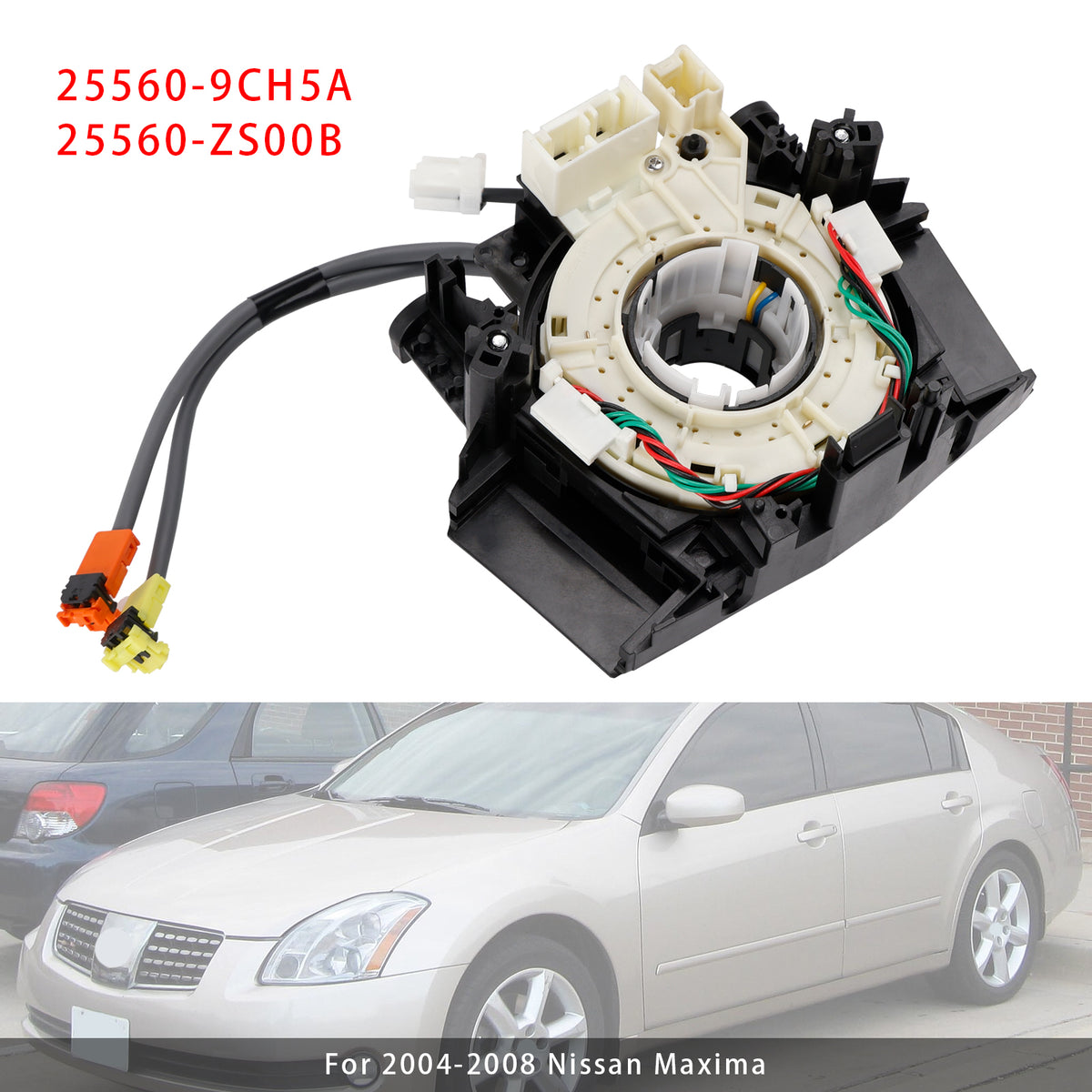 2004-2015 Nissan Maxima Pathfinder Armada Infiniti QX56 Clock Spring With Heated
