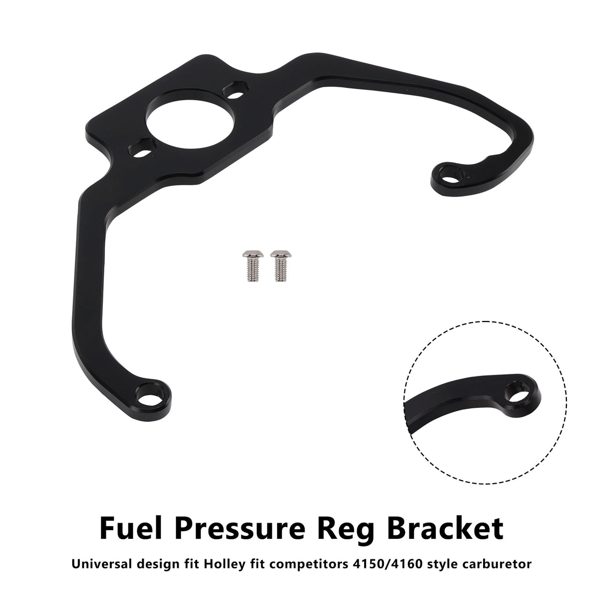 Holley Fit Competitors 4150/4160 Carburetor Fuel Pressure Reg Bracket