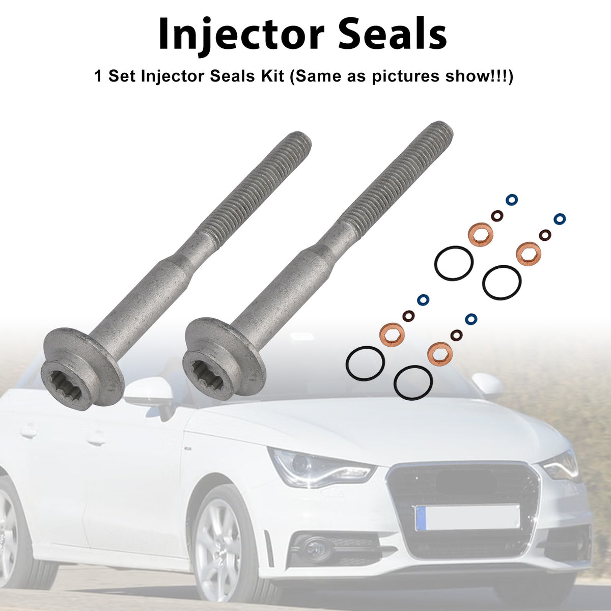 VW Caddy 1.6TDI A2C59513554 Fuel Injector Ring Washer Seal Bolt 03L130277B