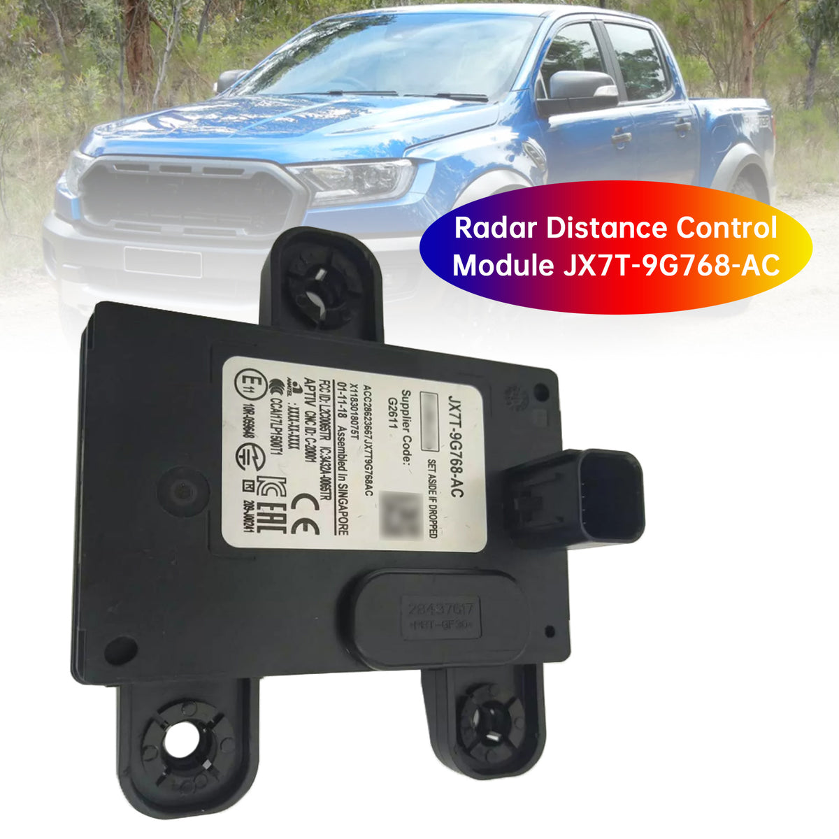 Radar Distance Control Module JX7T-9G768-AC For Ford Ranger 2019-2022