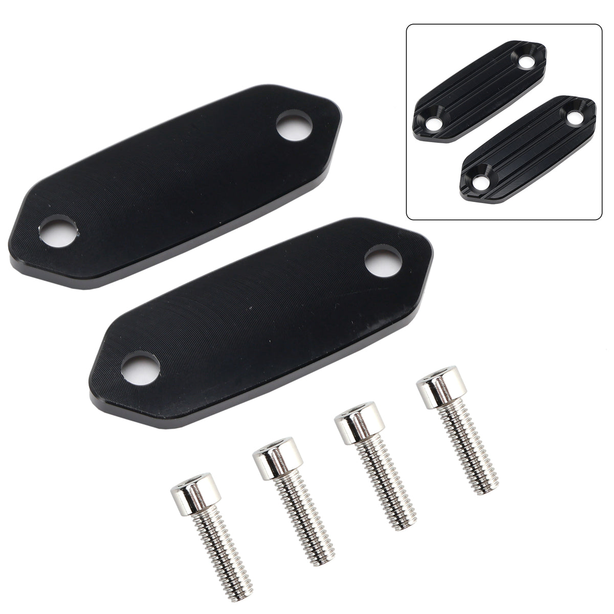 Kawasaki ZX6R 636 Ninja 300 250 400 125 Mirror Delete Blank Block Off Plate