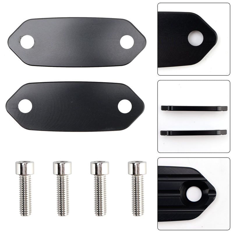 Kawasaki ZX6R 636 Ninja 300 250 400 125 Mirror Delete Blank Block Off Plate