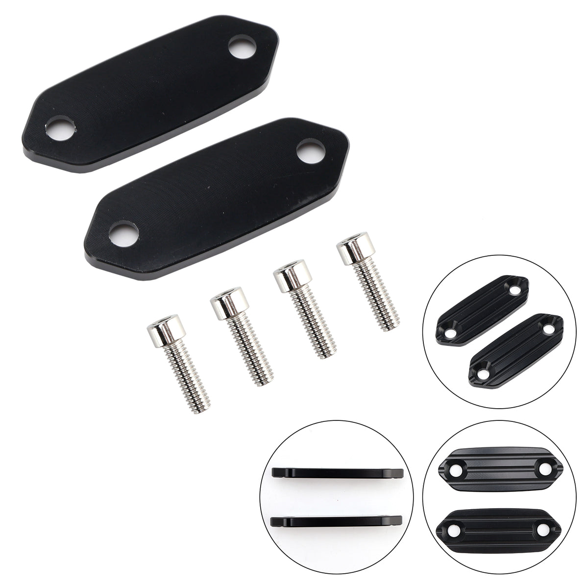 Kawasaki ZX6R 636 Ninja 300 250 400 125 Mirror Delete Blank Block Off Plate