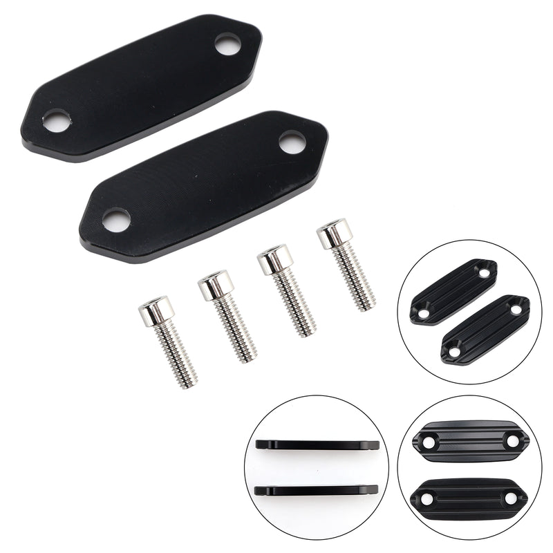 Kawasaki ZX6R 636 Ninja 300 250 400 125 Mirror Delete Blank Block Off Plate
