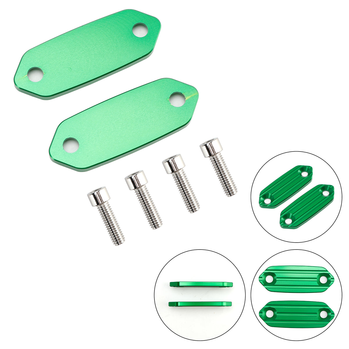 Kawasaki ZX6R 636 Ninja 125 250 300 400 Mirror Delete Blank Block Off Plate