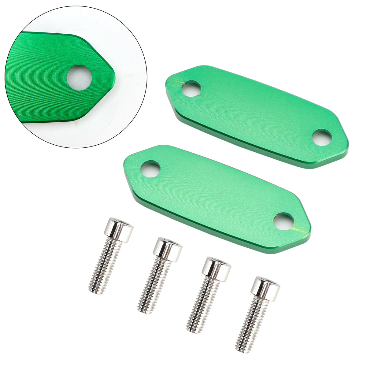 Kawasaki ZX6R 636 Ninja 125 250 300 400 Mirror Delete Blank Block Off Plate
