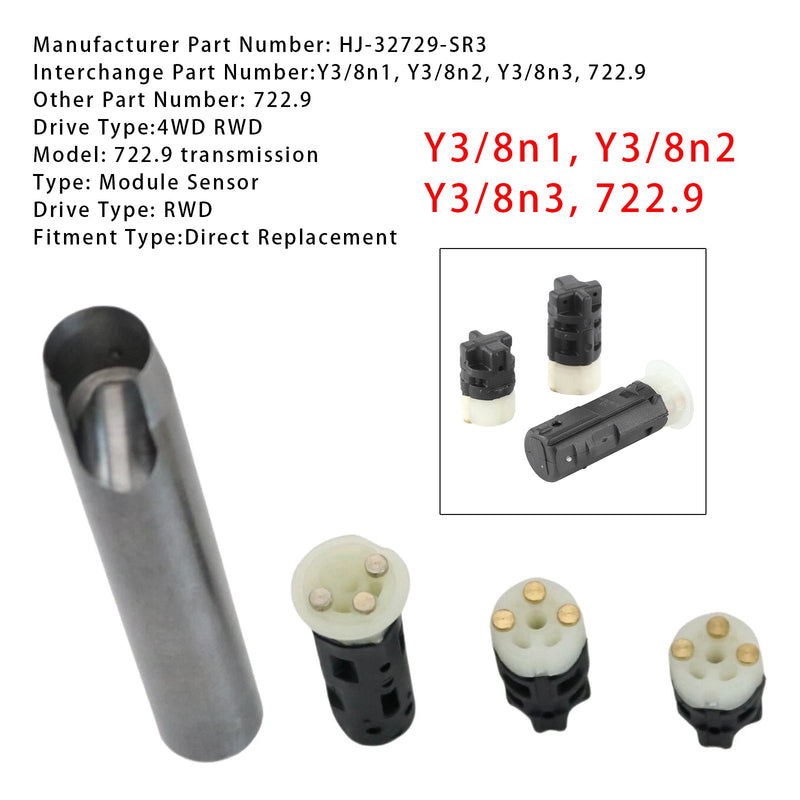 Mercedes Benz 7G 722.9 plate Y3/8n1 Y3/8n2 Y3/8n3 New Control Module Sensor