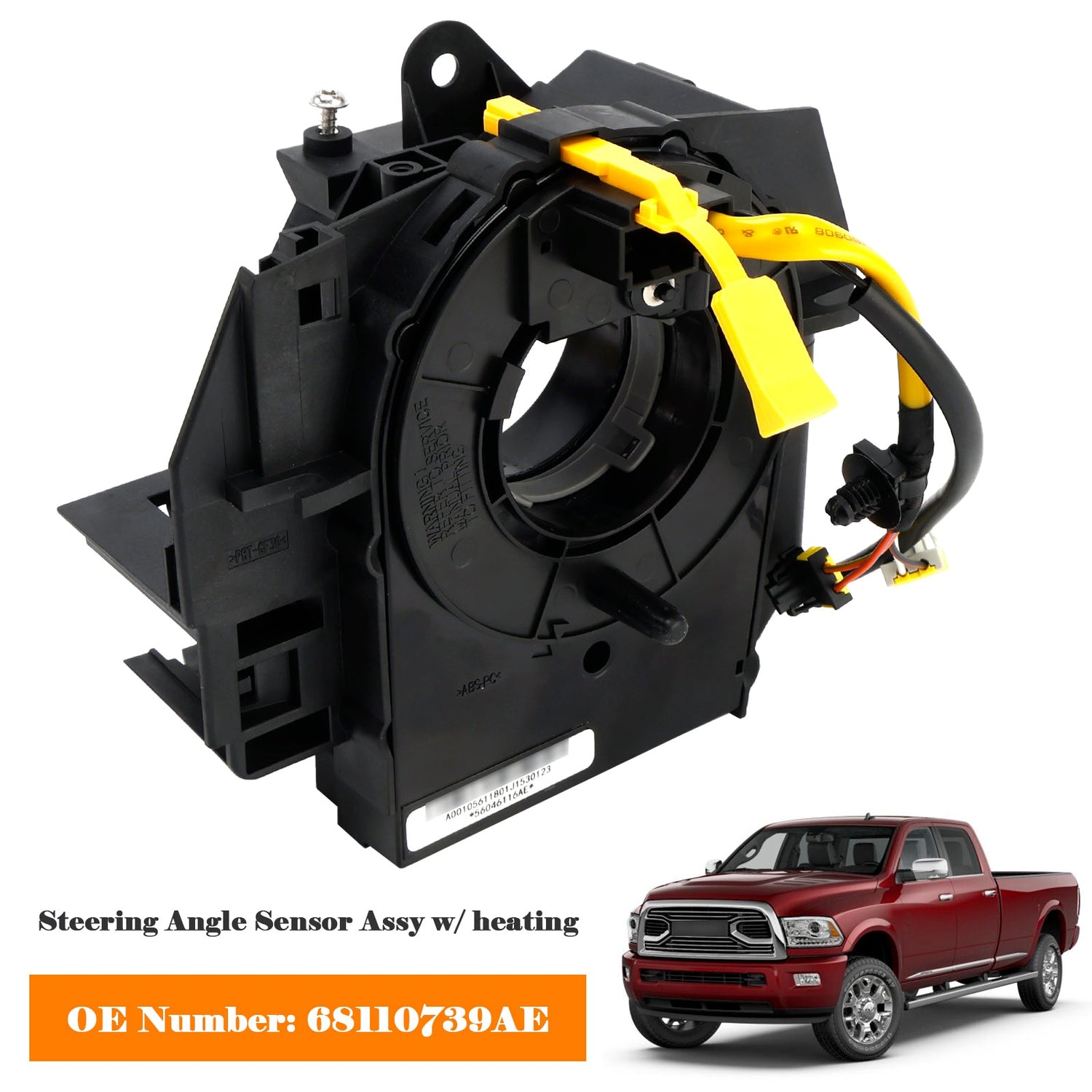 RAM 1500-3500 Laramie Dodge Viper Clock Spring With Steering Angle Sensor Assy 68110739AE
