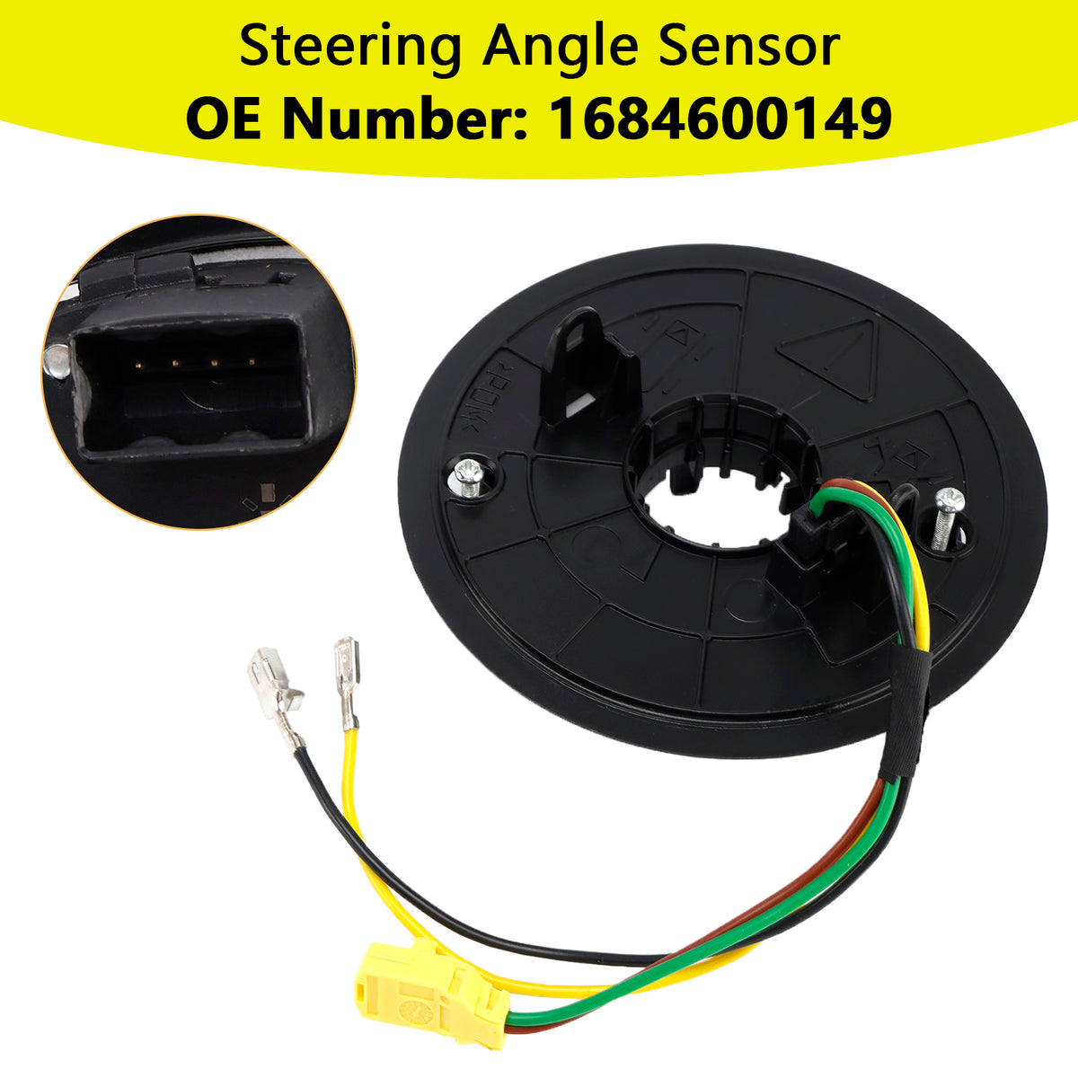 Mercedes-Benz W168 W202 S202 S210 Steering Angle Sensor 1684600149