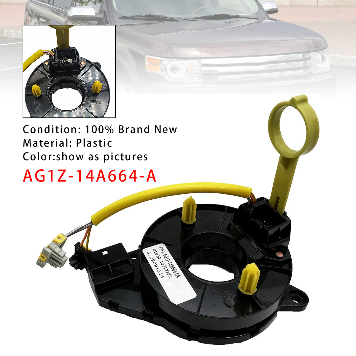 Ford Mustang 2011-2014 Flex Taurus Lincoln MKT Clock Spring AG1Z-14A664-A