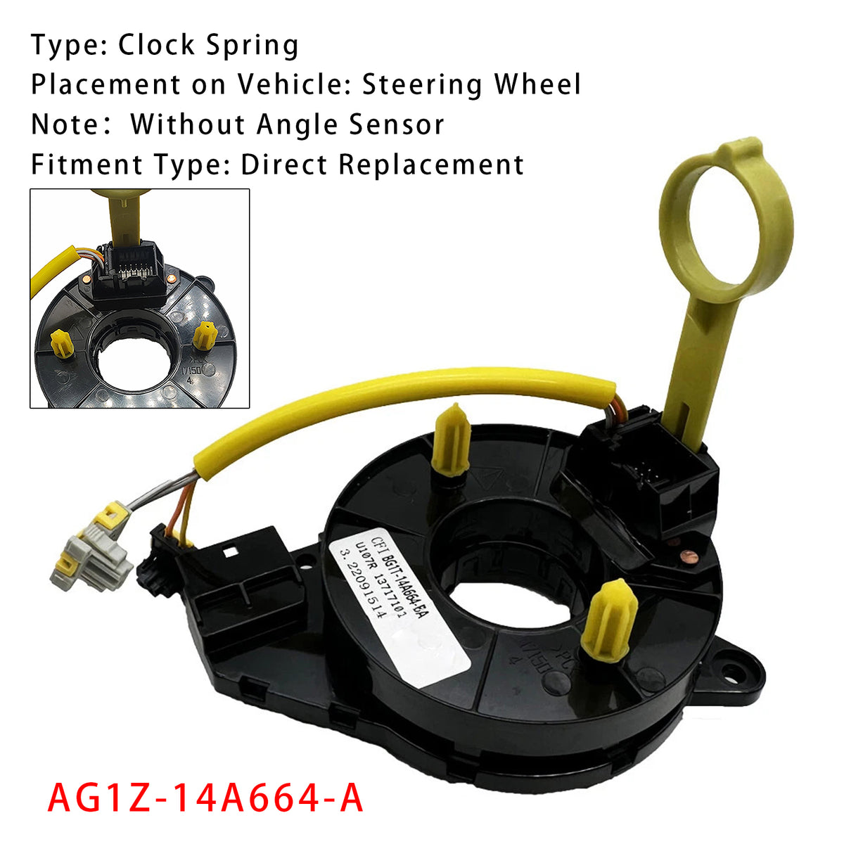 Ford Mustang 2011-2014 Flex Taurus Lincoln MKT Clock Spring AG1Z-14A664-A