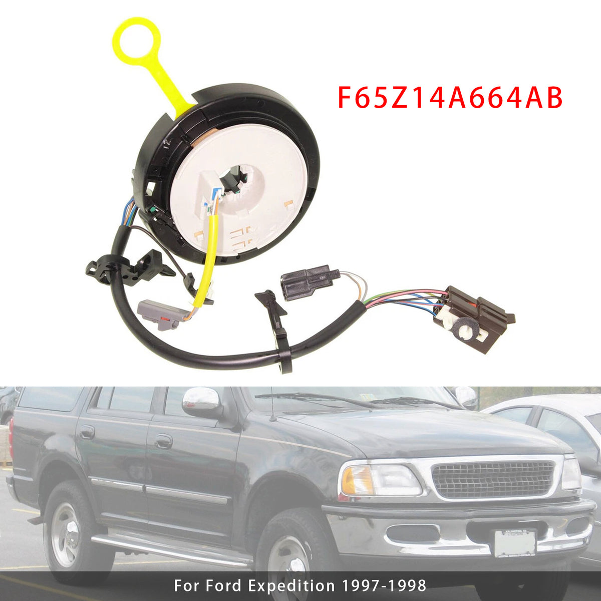 Ford F-150 F-250 1997-1998 Lincoln Navigator Clock Spring F65Z14A664AB