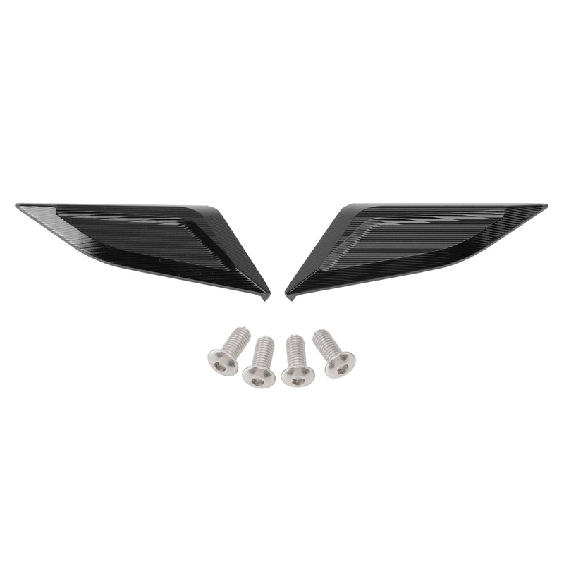 Ducati Panigale V4/S/R V2 2018-2024 Billet Black Mirror Block Off Plates