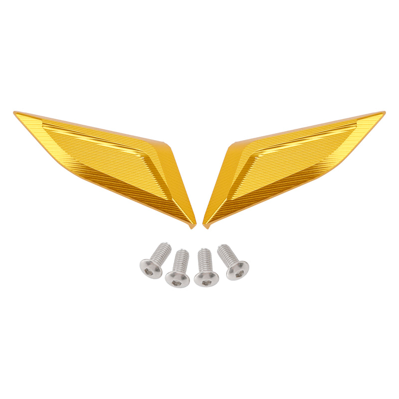 Ducati Panigale V4/S/R V2 2018-2024 Billet Gold Mirror Block Off Plates