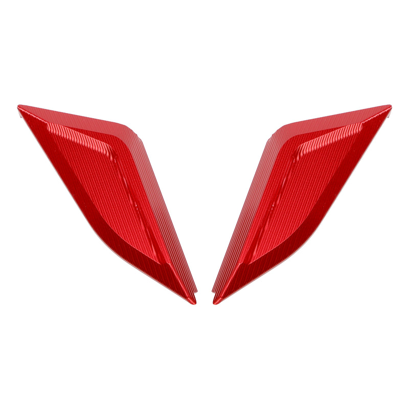 Ducati Panigale V4/S/R V2 2018-2024 Billet Red Mirror Block Off Plates