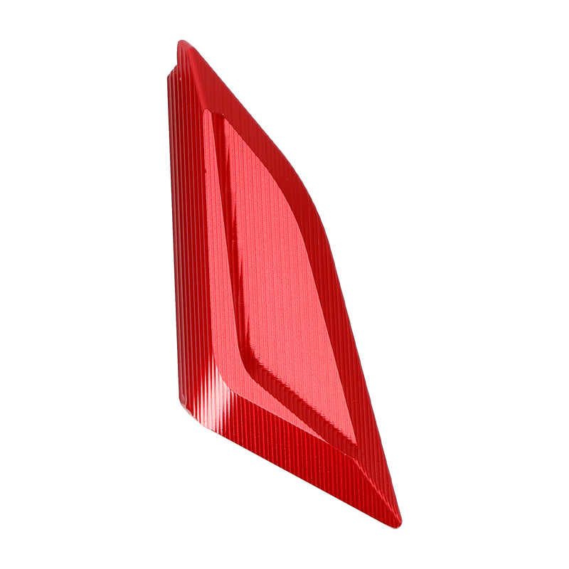 Ducati Panigale V4/S/R V2 2018-2024 Billet Red Mirror Block Off Plates